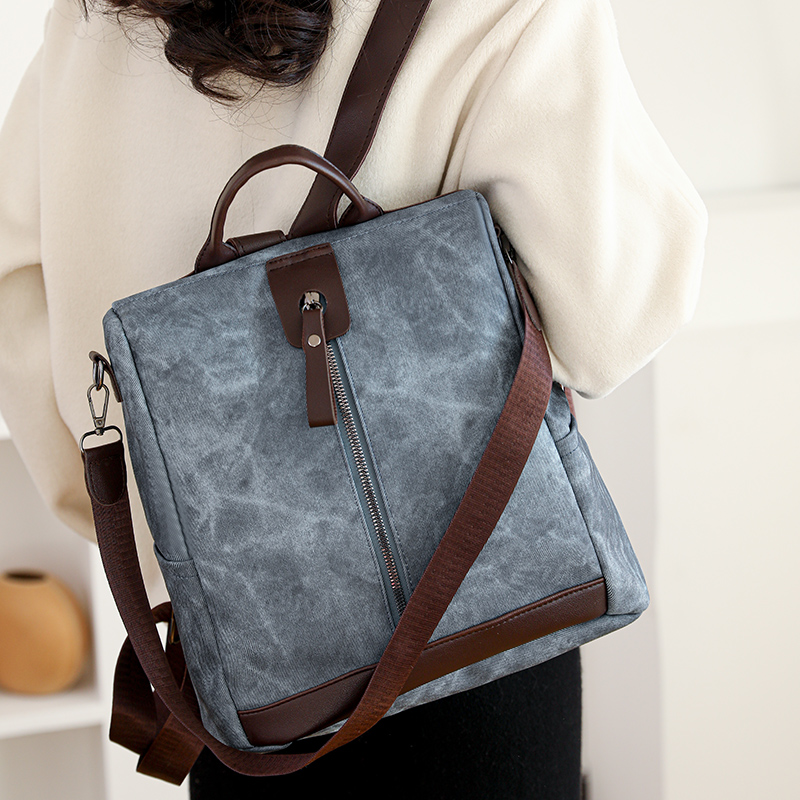 Ransel Anti Maling Modis Tas B - Leather Work Backpack ulasan dan harga