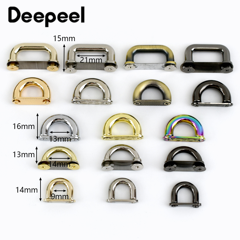 Deeweel 5/10 buah gesper logam - Leatherwork Hardware ulasan dan harga