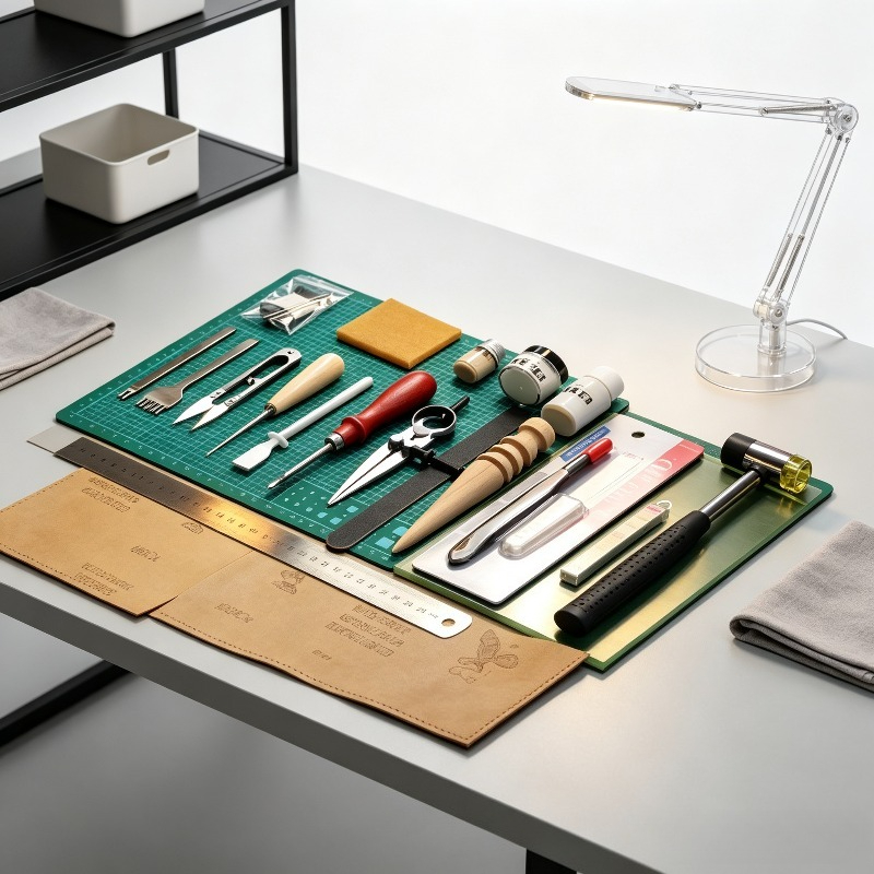 Perlengkapan Pemula Kerja Kuli - Beginner Leatherwork Kit ulasan dan harga