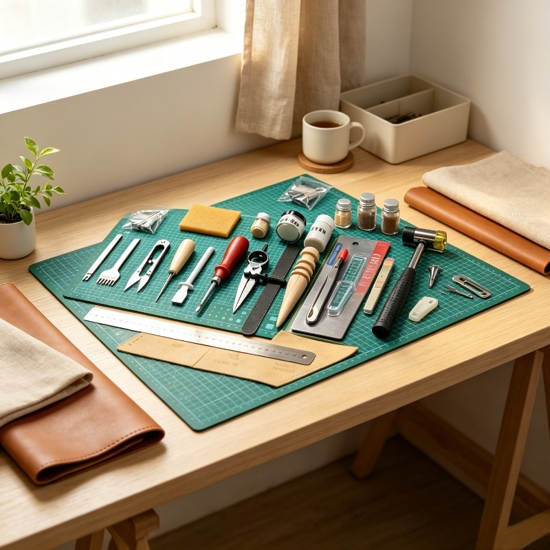 Perlengkapan Pemula Kerja Kuli - Beginner Leatherwork Kit ulasan dan harga