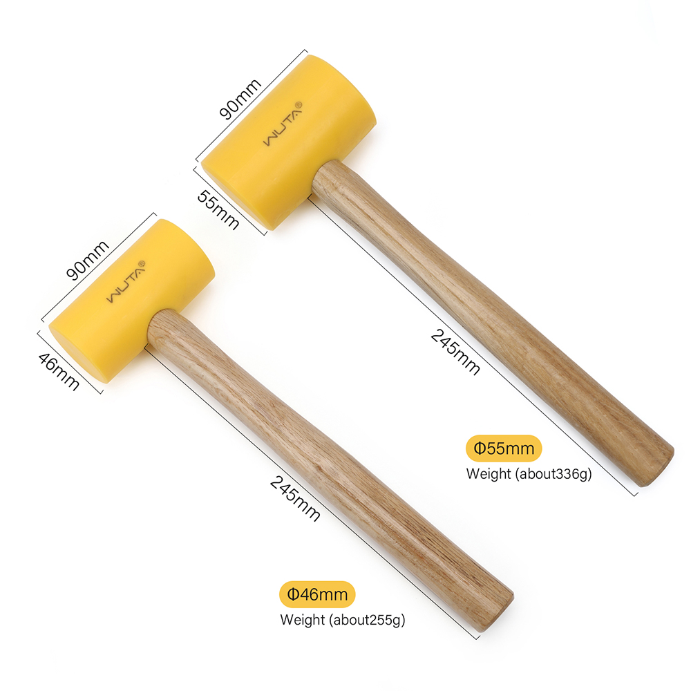 WUTA 1 Buah Palu Kerajinan Kul - Leatherwork Mallet ulasan dan harga