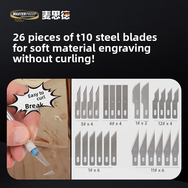 23/32Pcs Set Pisau Exacto, Set - Leatherwork Hobby ulasan dan harga