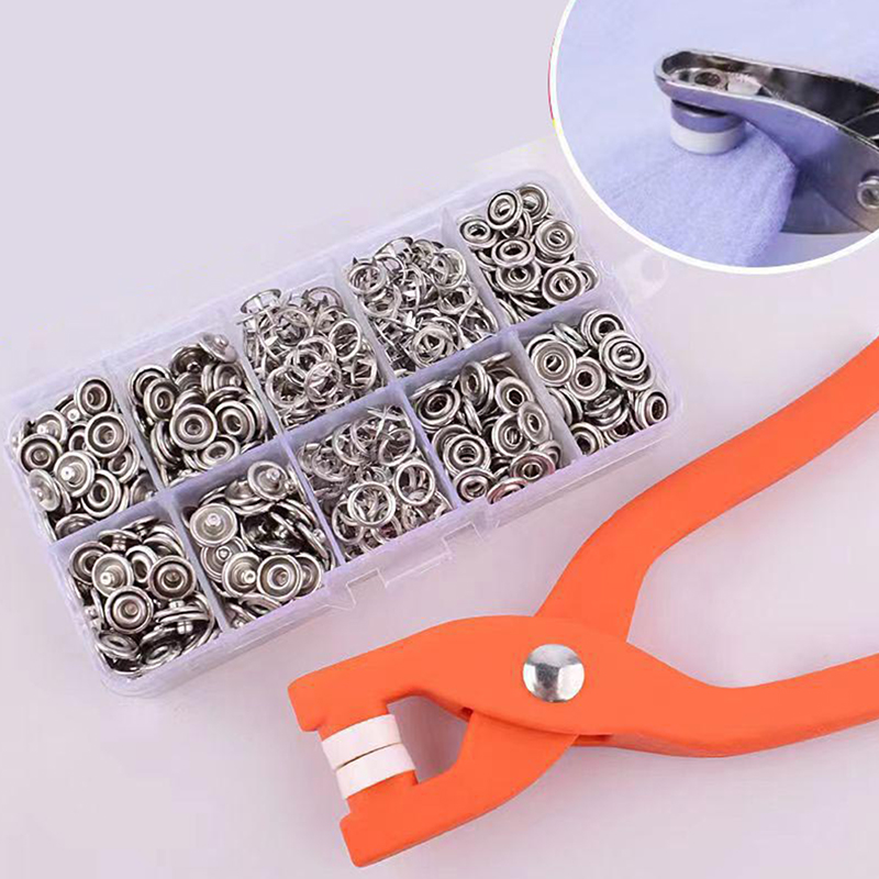 50PCS Alat Penjepit Kancing Lo - Snap Fastener Setter ulasan dan harga