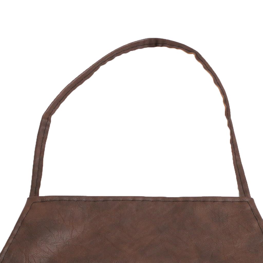 Apron Dapur Kulit PU Unisex Ta - Leather Work Vest ulasan dan harga